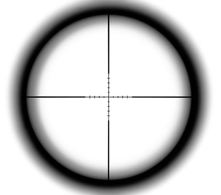 Vism 3-9x42 Full-Size Scope with Integrated Red Laser and Mil-Do